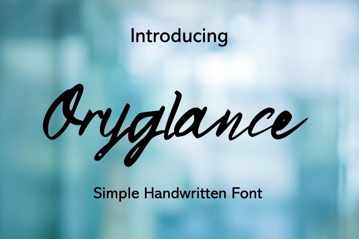 Font Oryglance