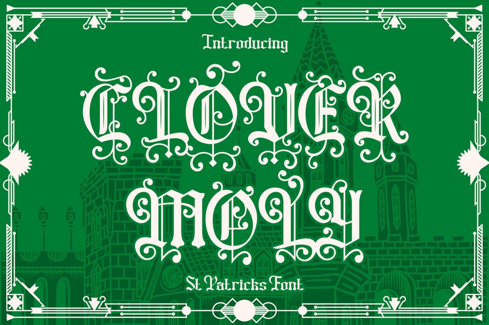 Font Clover Moly