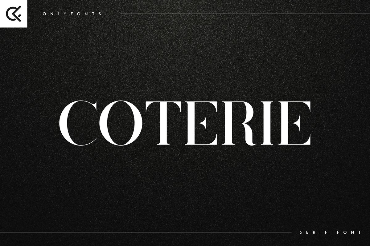 Font Coterie