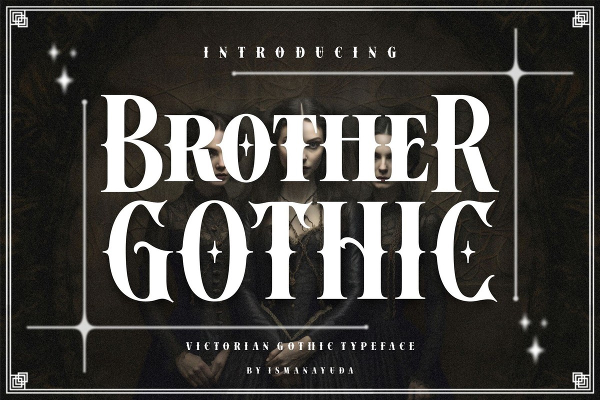 Font Brother Gothic