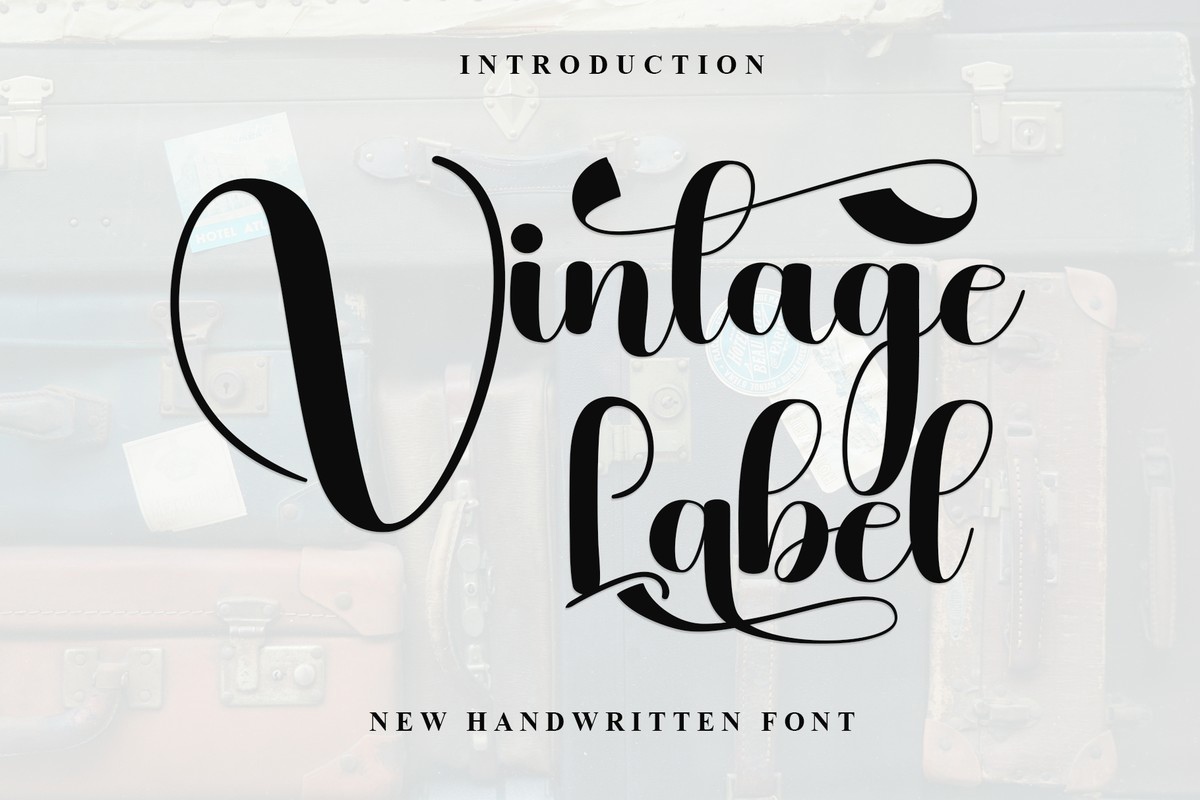 Font Vintage Label