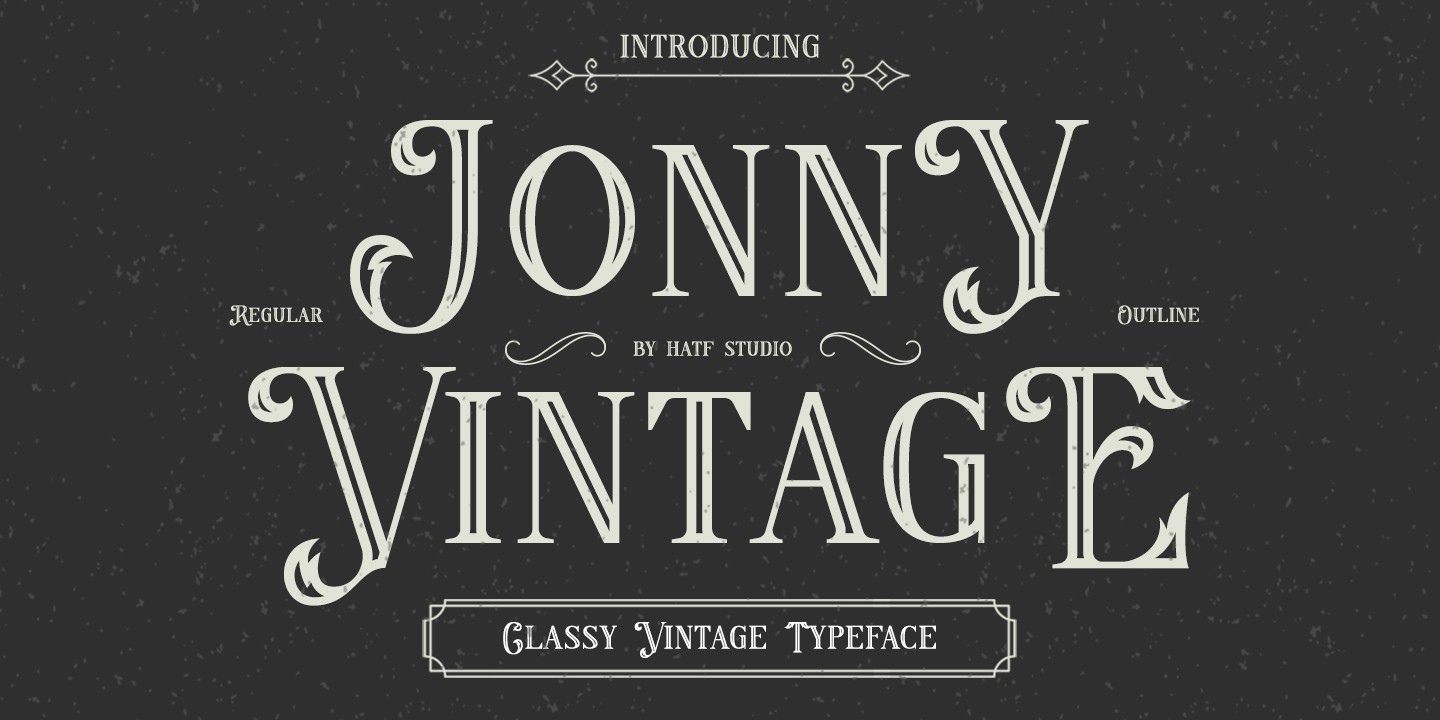 Font Jonny Vintage