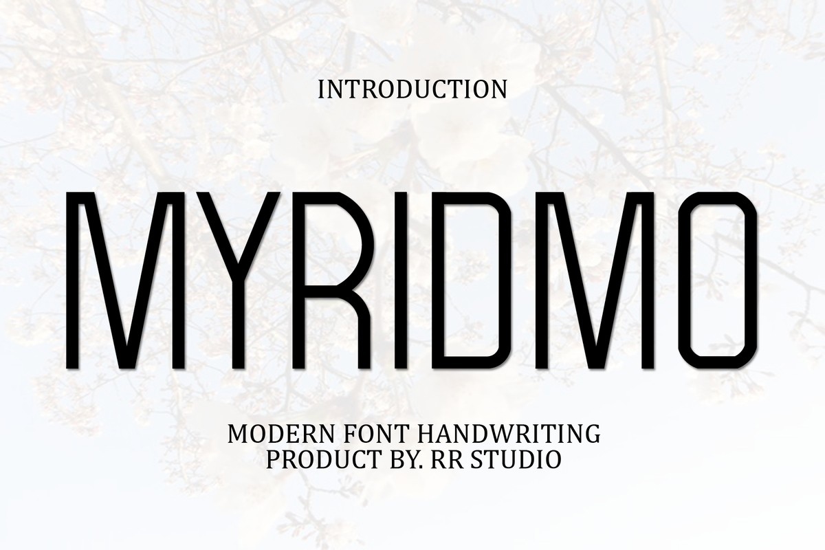 Font Myridmo