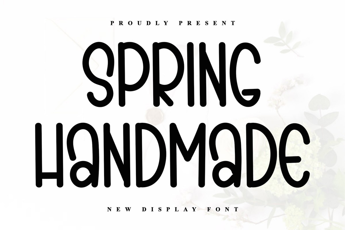 Font Spring Handmade: descargar e instalar en el WEB sitio