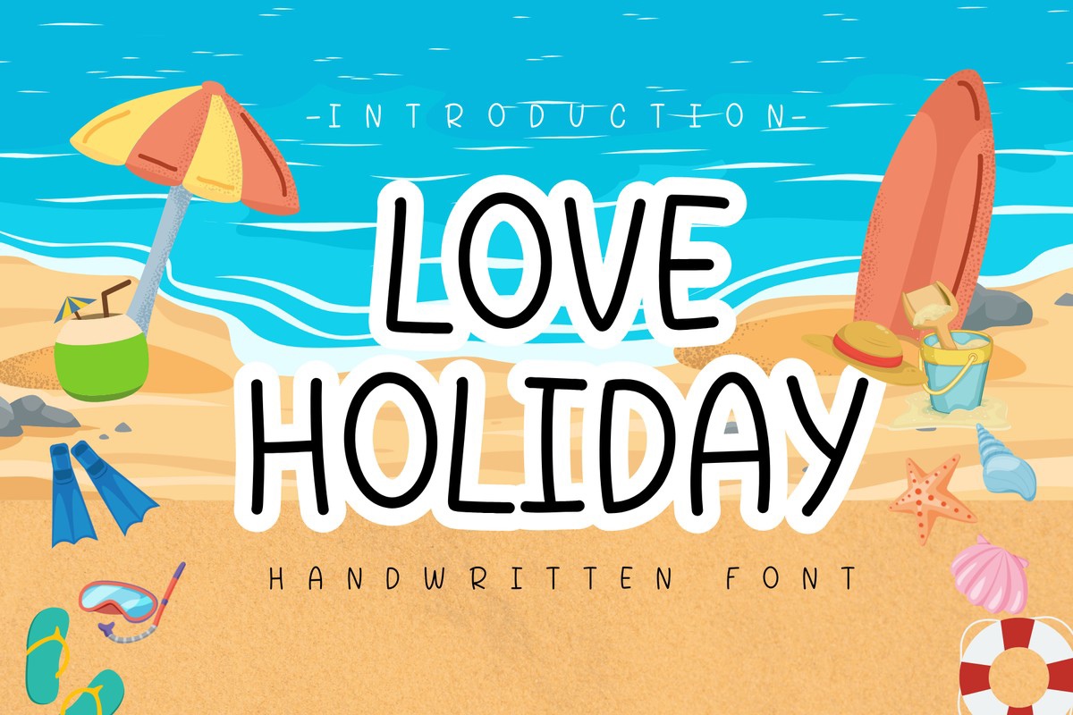 Font Love Holiday