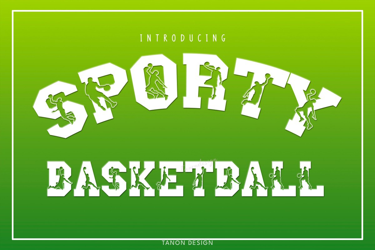 Font Sporty Basketball