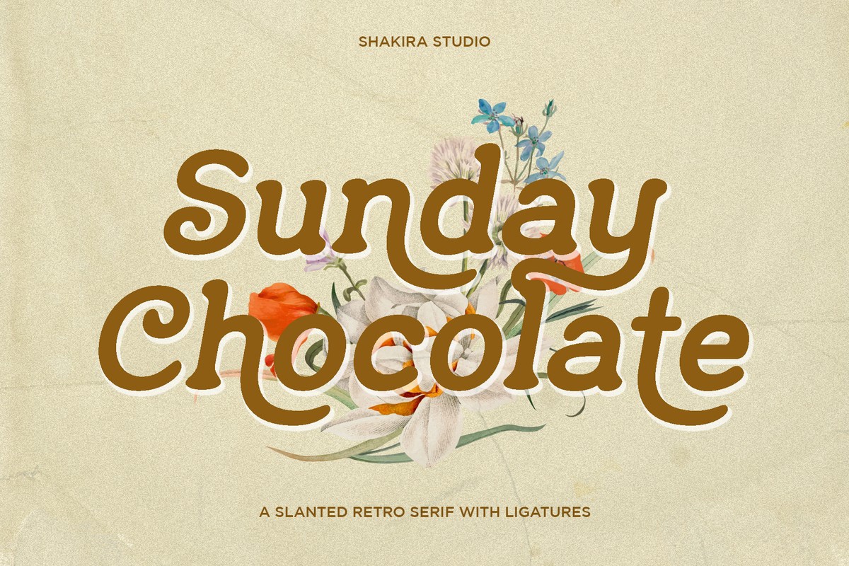 Font Sunday Chocolate