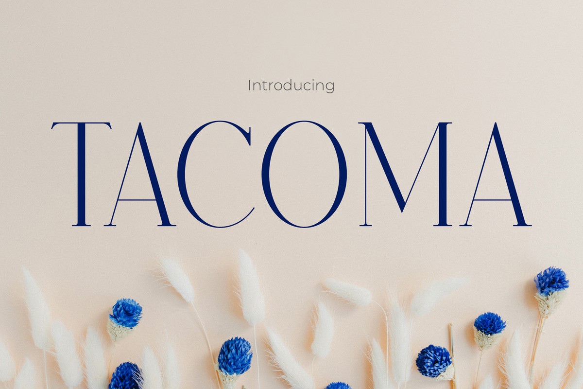 Font Tacoma