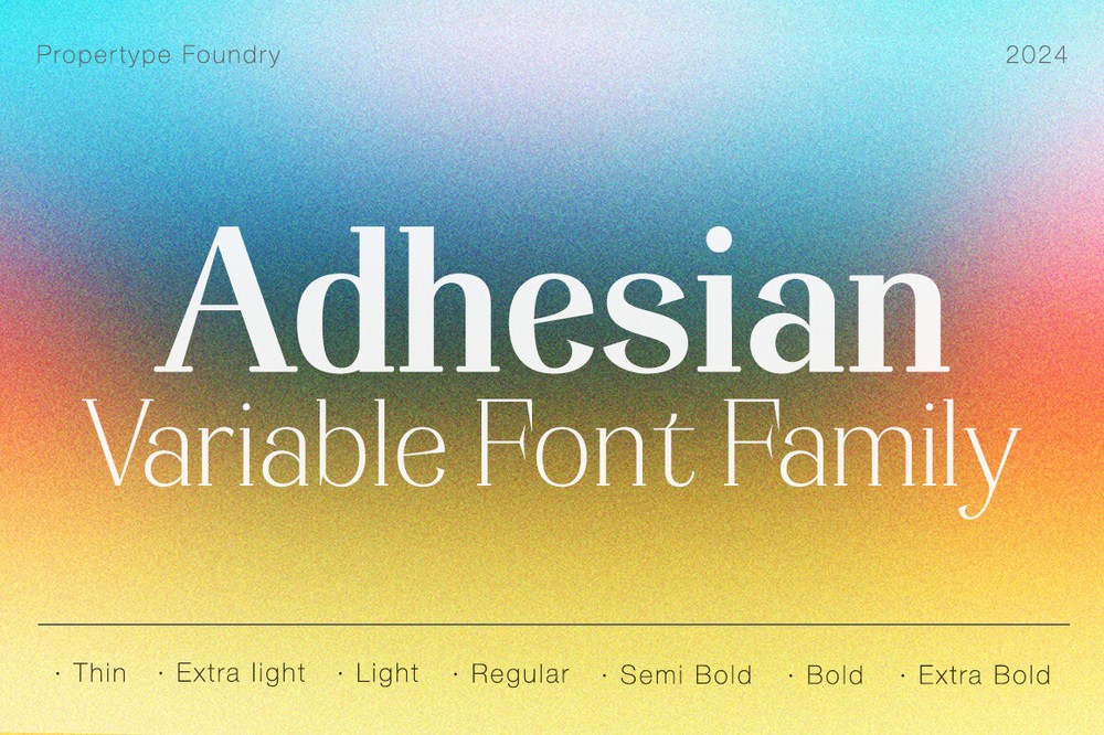 Font Adhesian