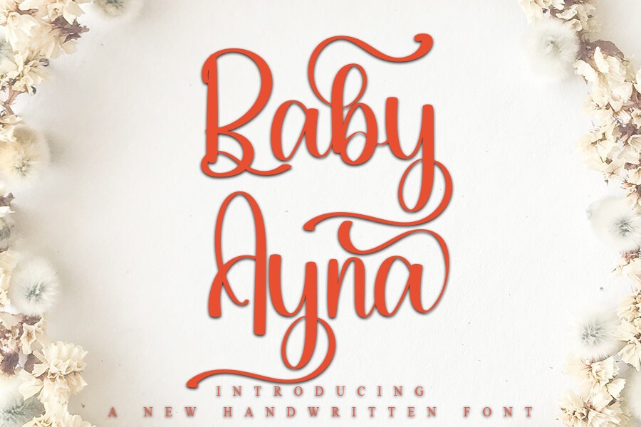 Font Baby Alyna