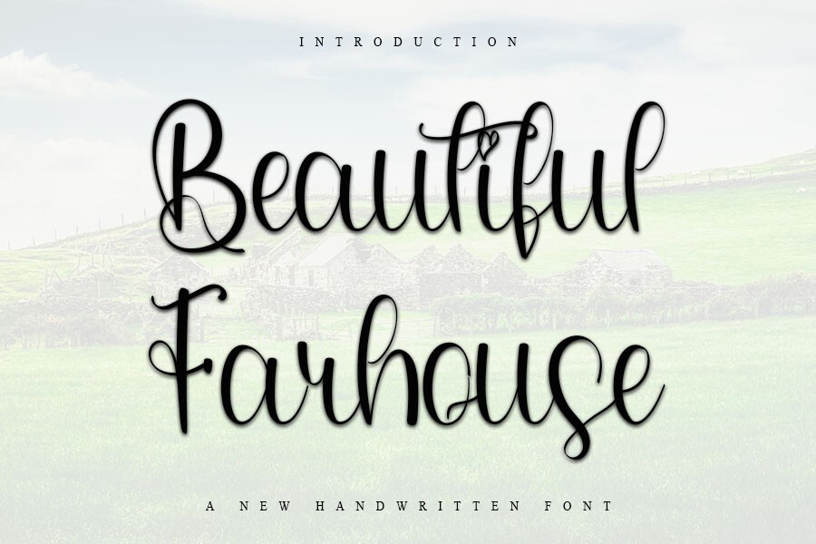 Font Beautiful Farmhouse