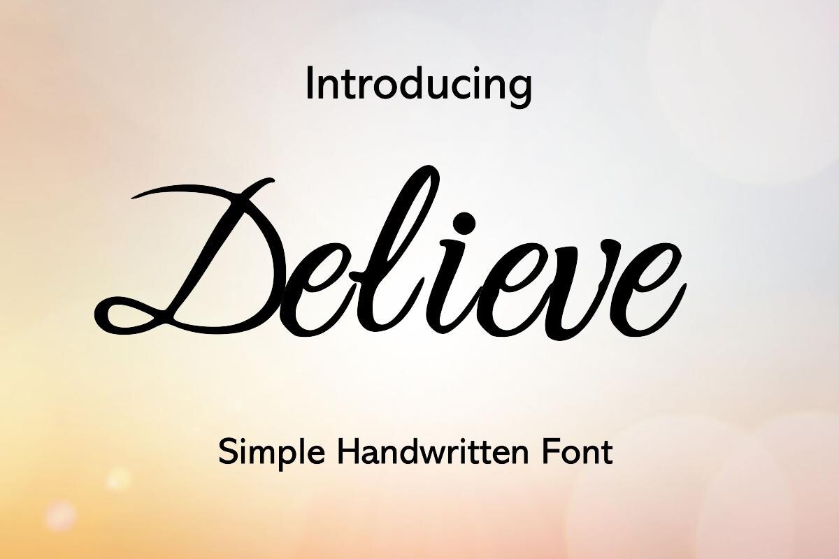 Font Delieve