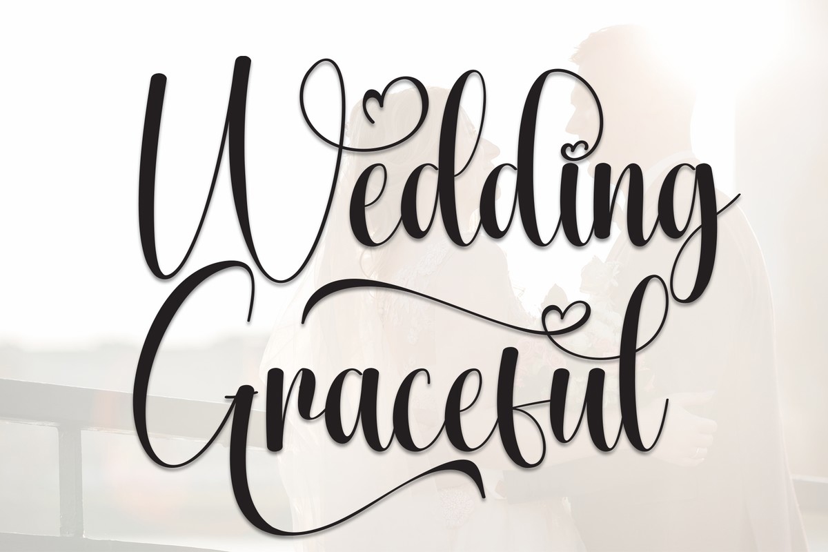 Font Wedding Graceful