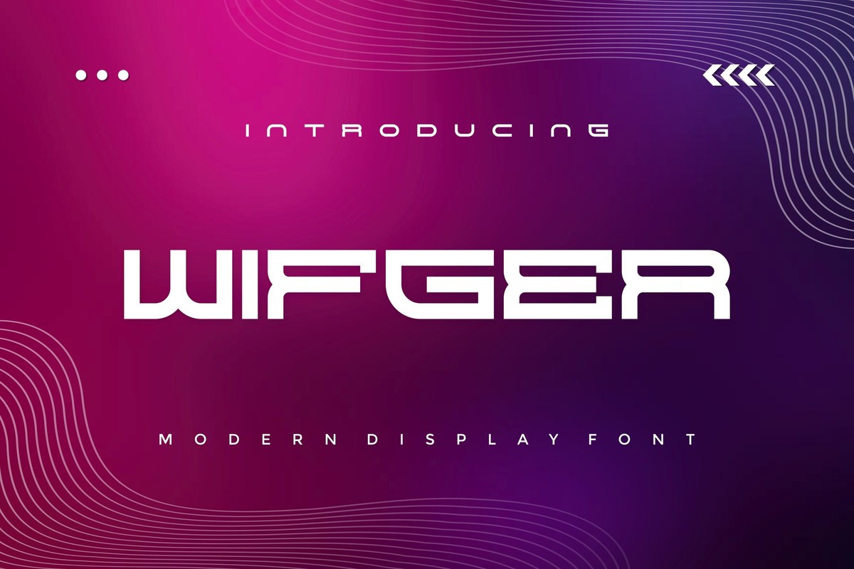 Font Wifger