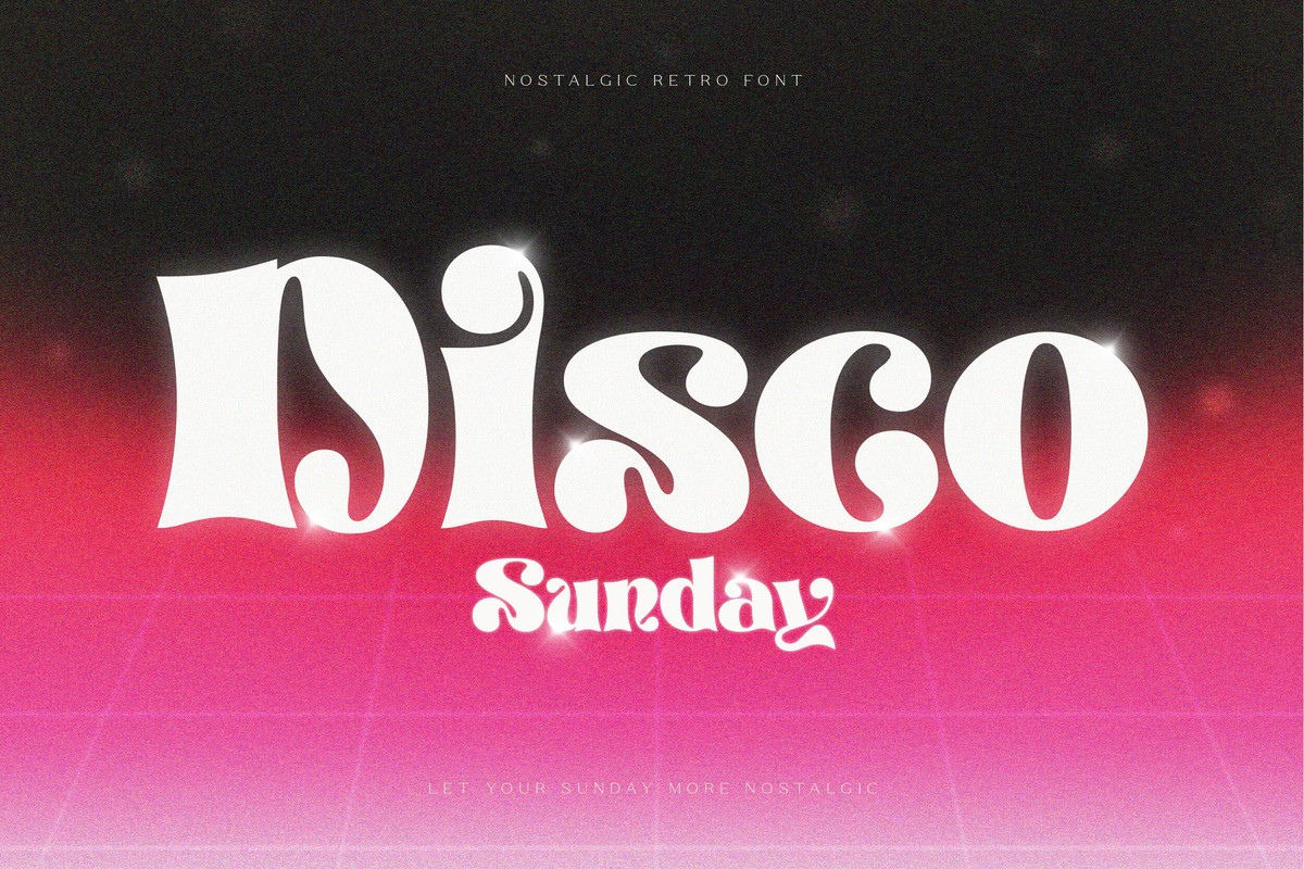 Font Disco Sunday