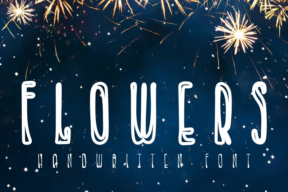 Font Fireworks