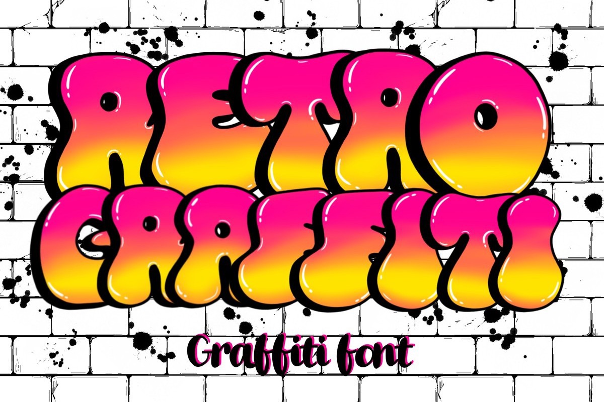 Font Retro Graffiti