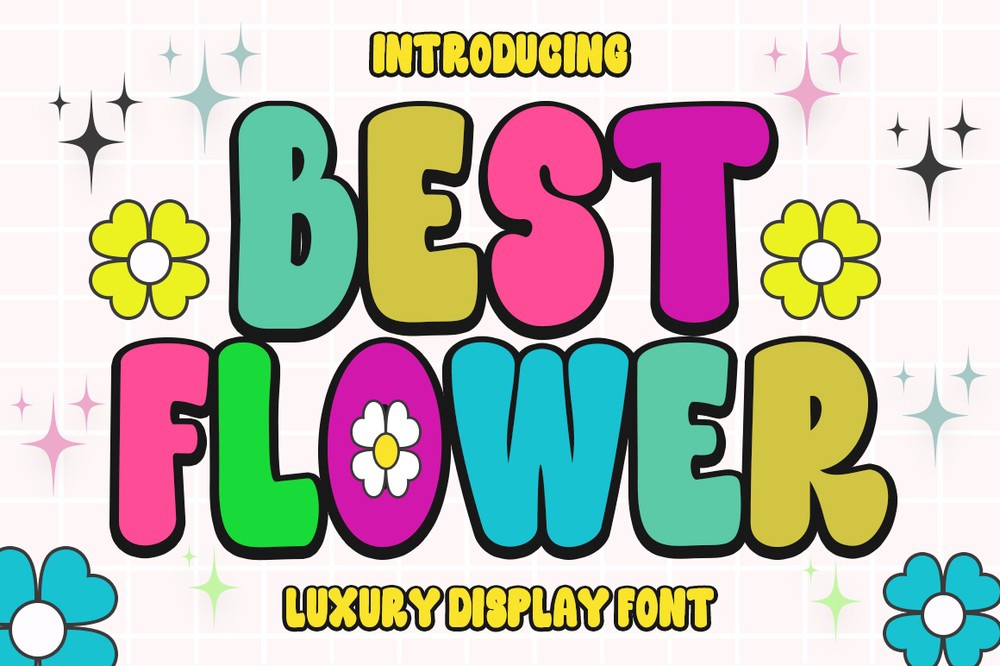 Font Best Flower