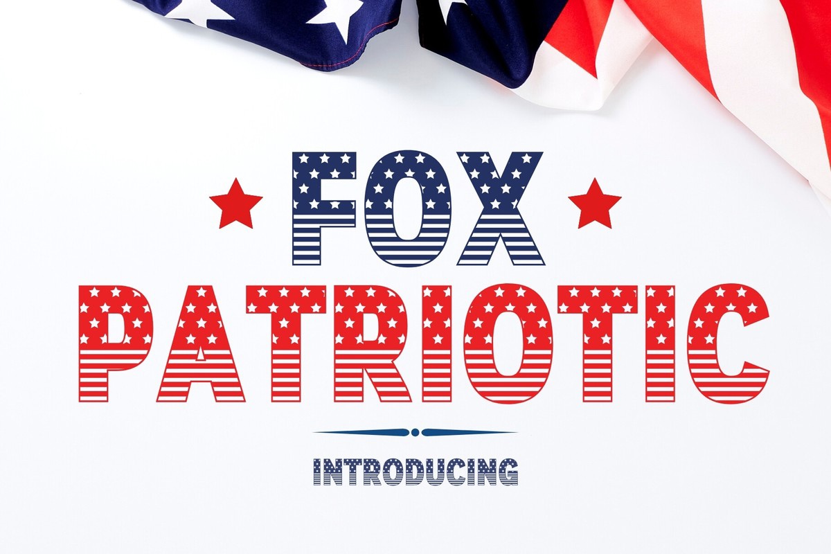 Font Fox Patriotic