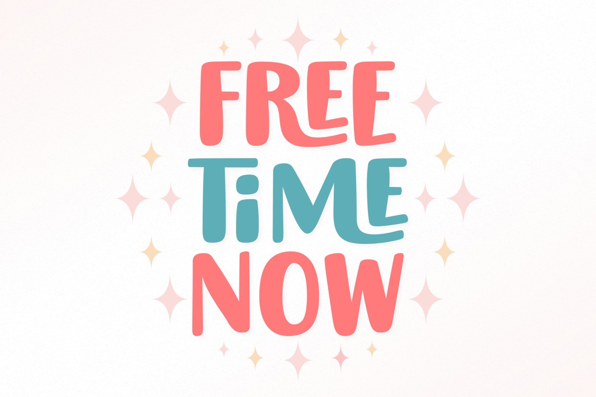 Font Free Time Now