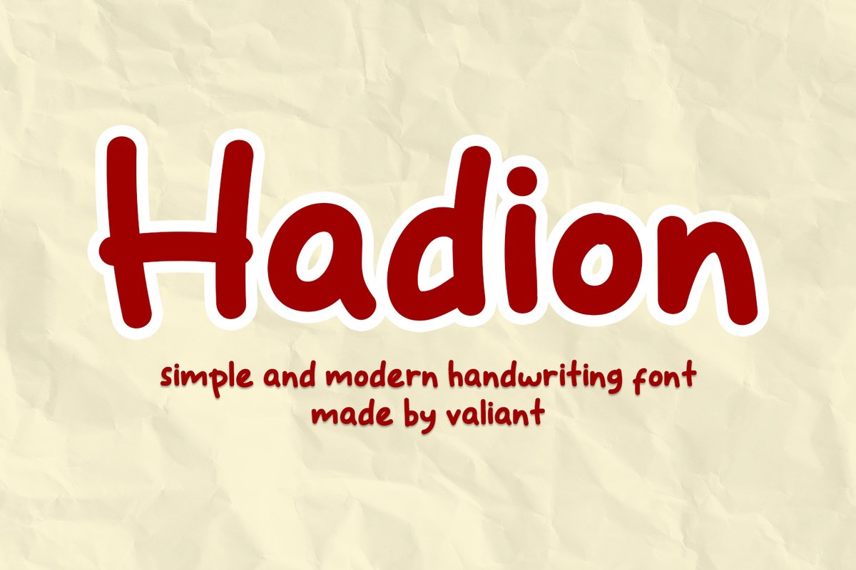 Font Hadion