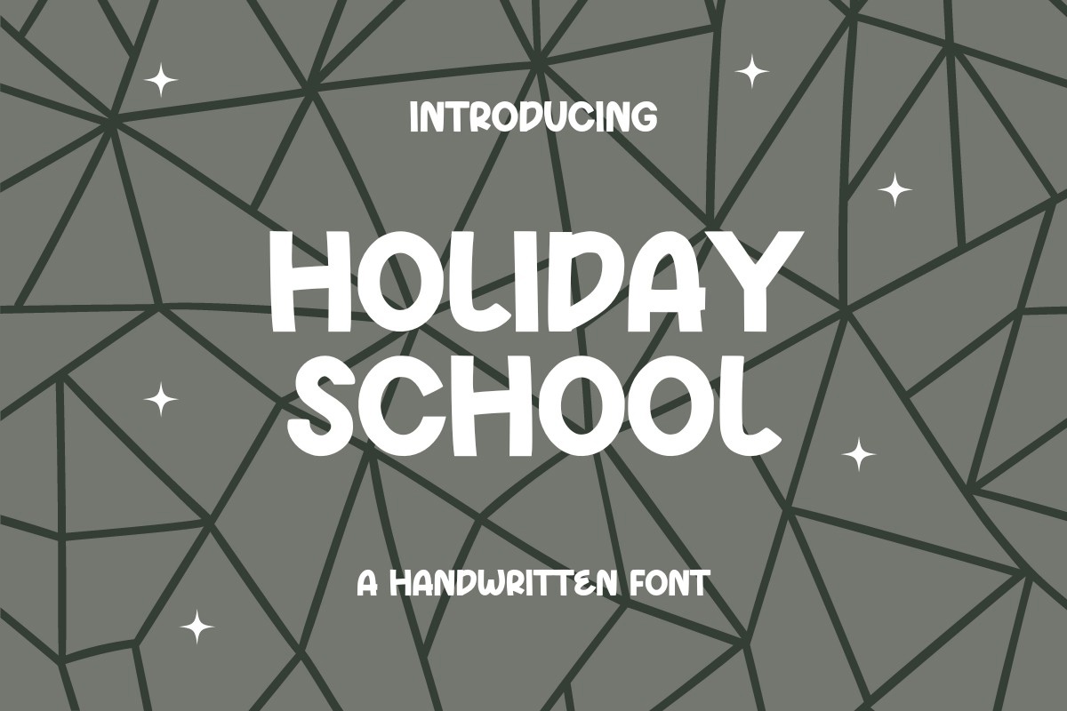 Font Holiday School