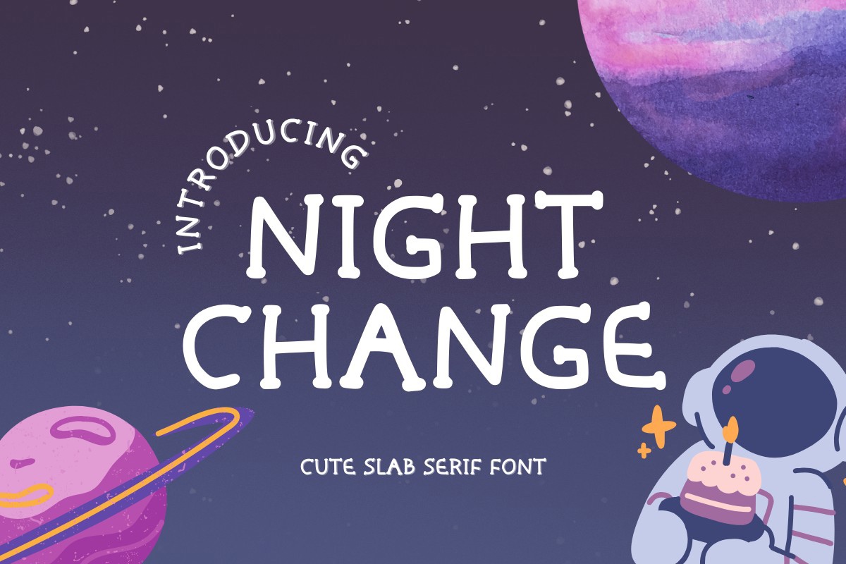 Font Night Change