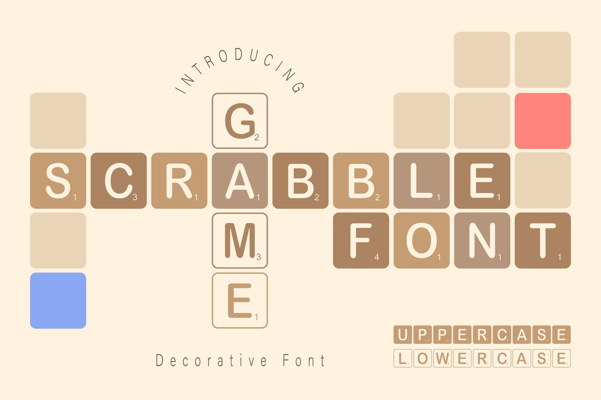 Font Scrabble Game