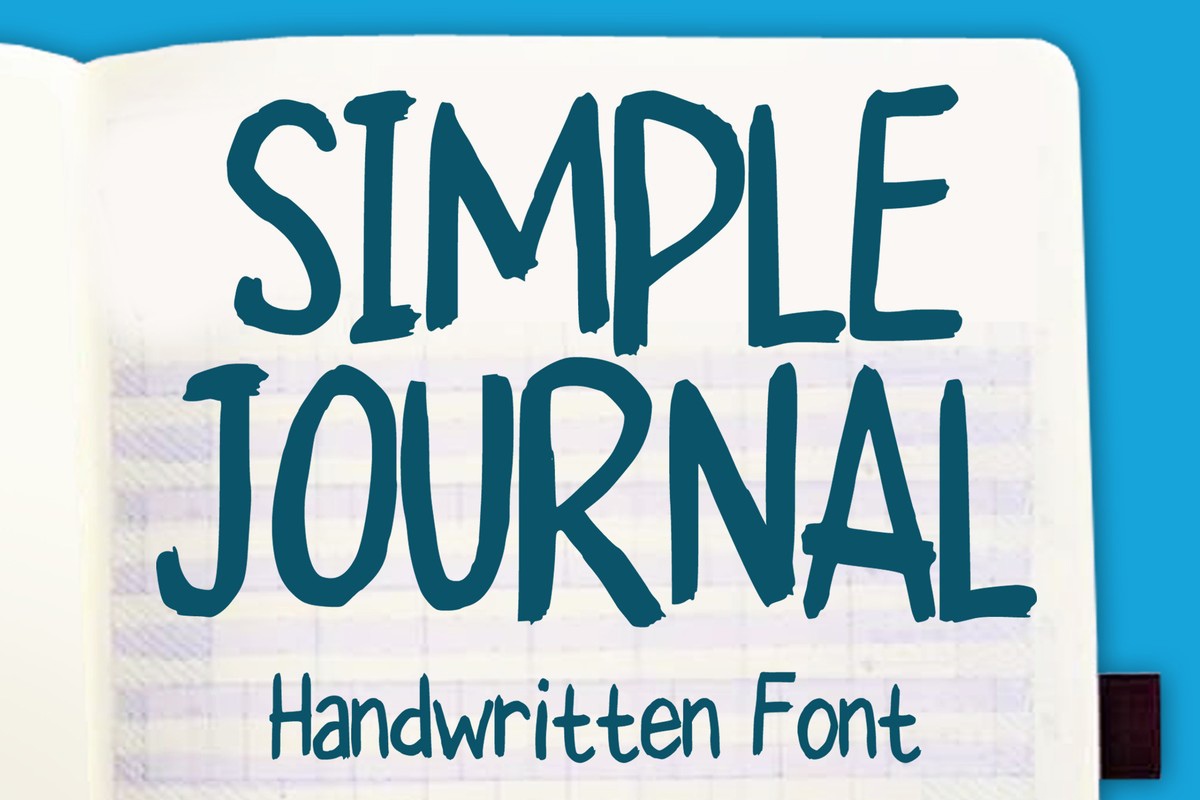 Font Simple Journal