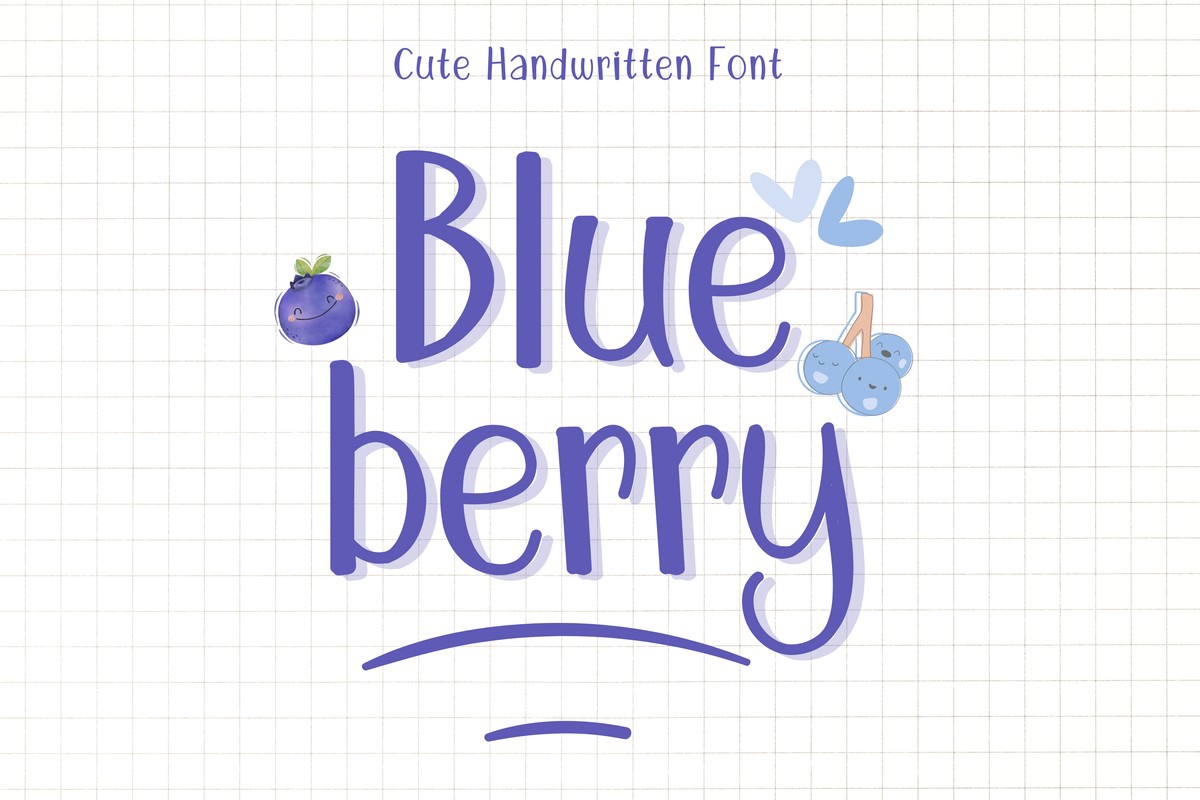 Font Blue Berry