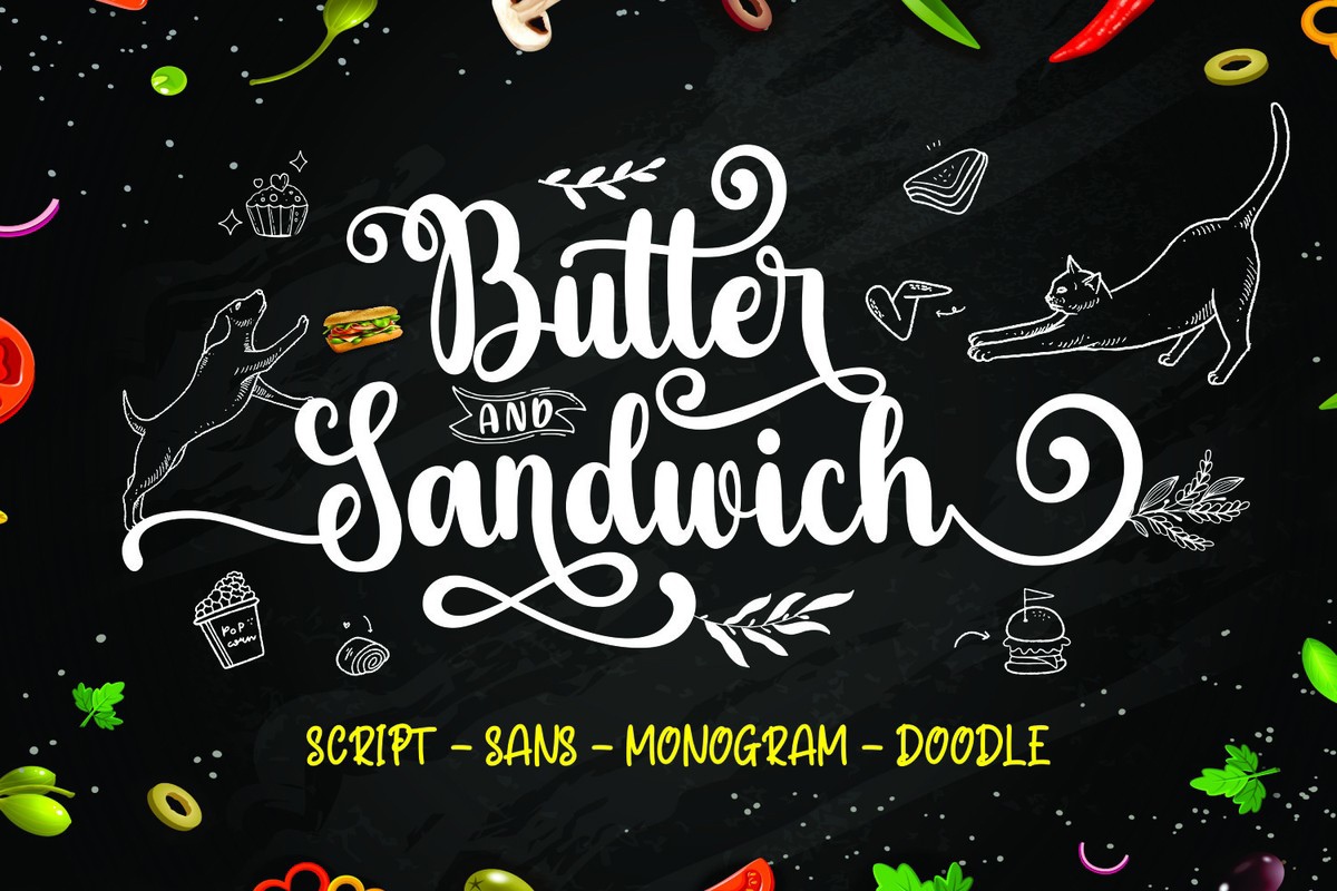 Font Butter Sandwich