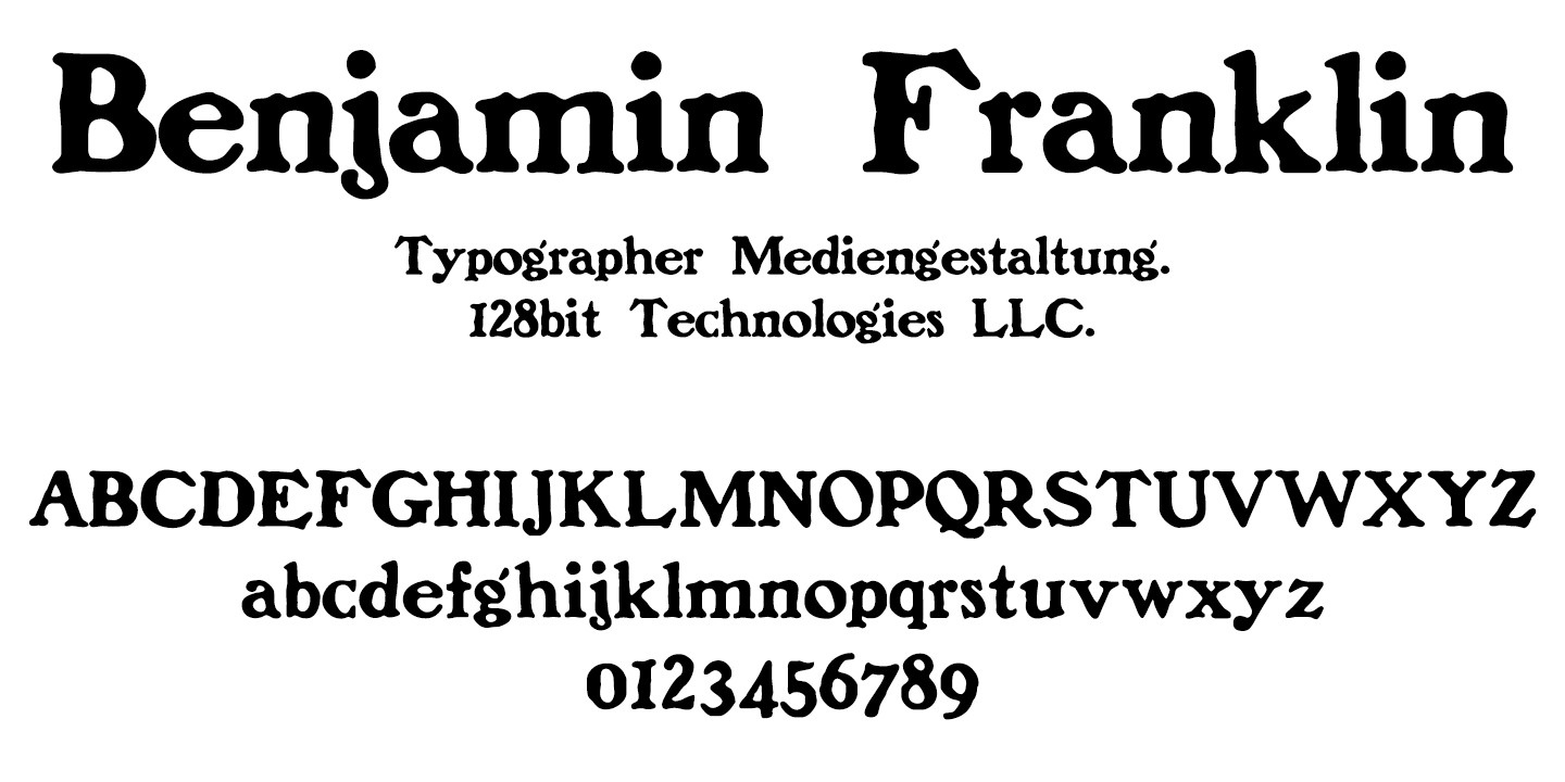 Font Benjamin Franklin