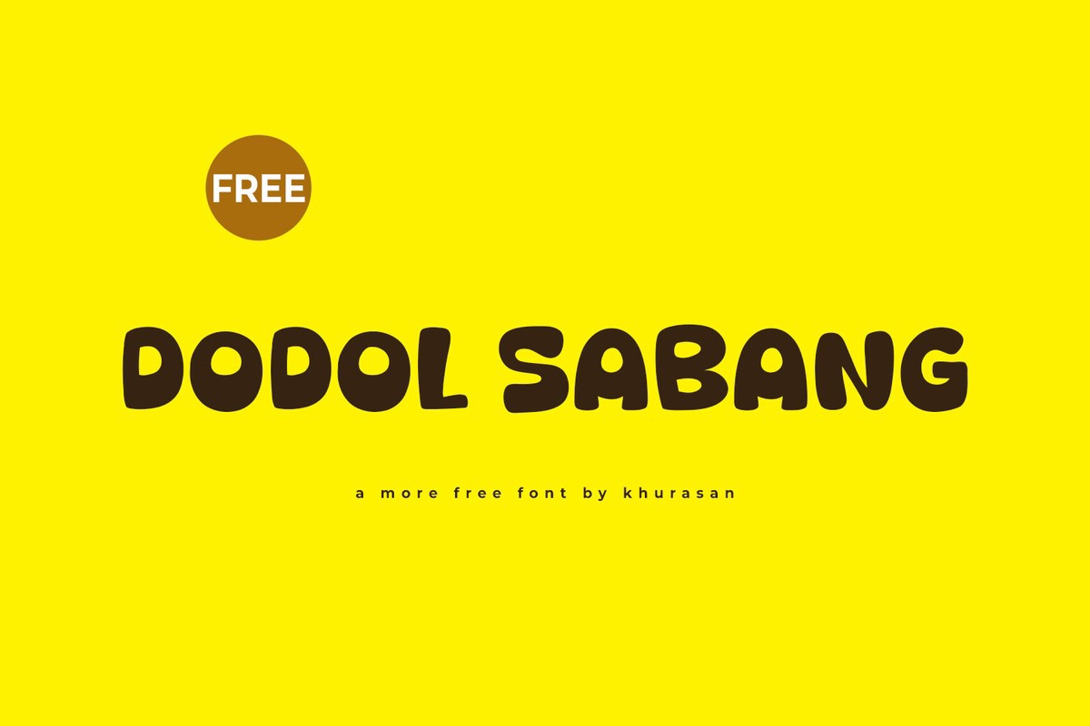 Font Dodol Sabang