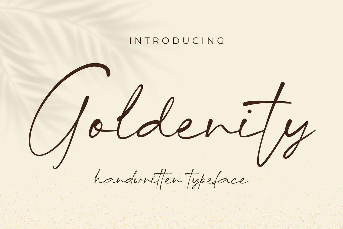 Font Goldenity