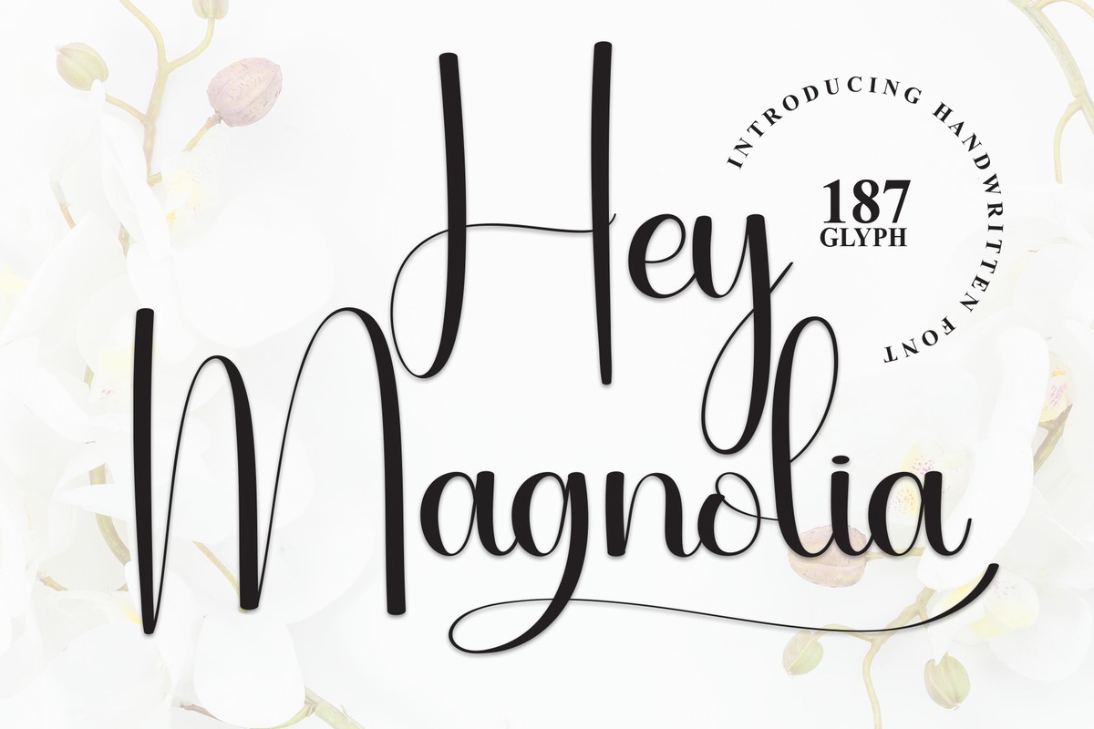 Font Hey Magnolia