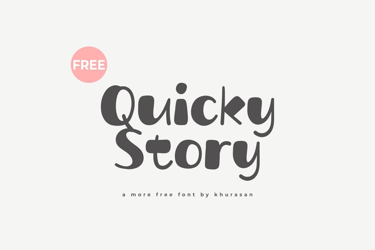 Font Quicky Story