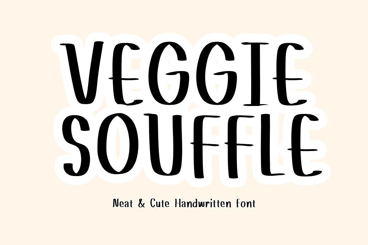 Font VeggieSouffle