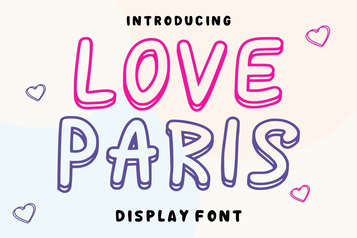 Font Love Paris