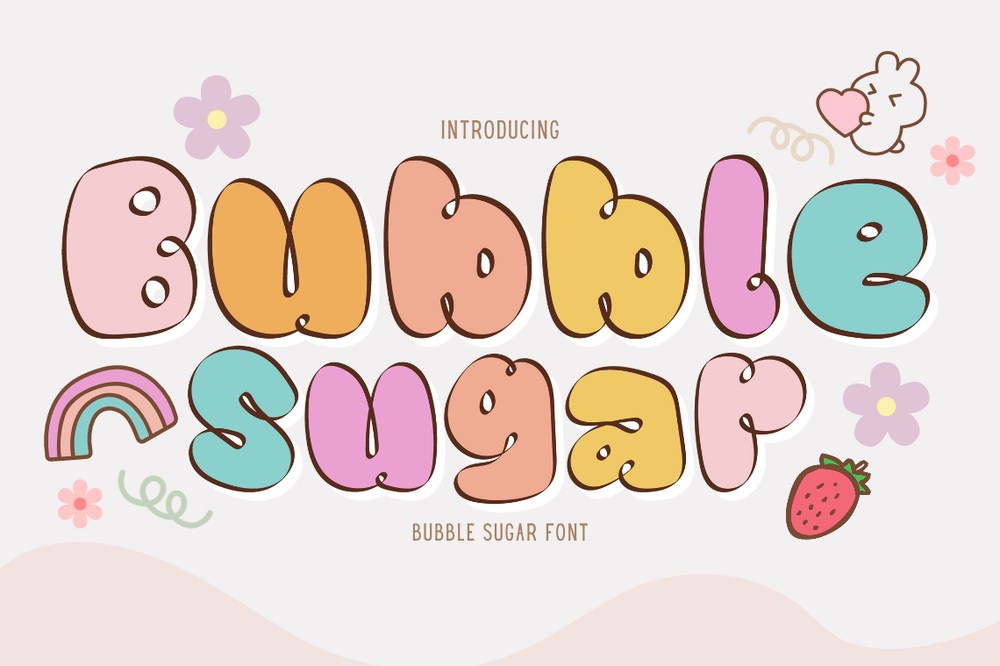 Font Bubble Sugar