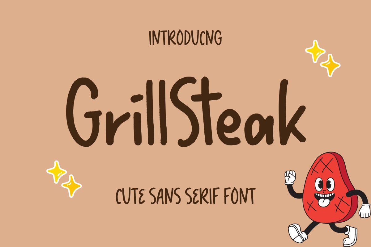 Font Grill Steak