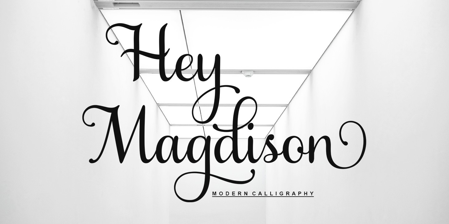 Font Hey Magdison