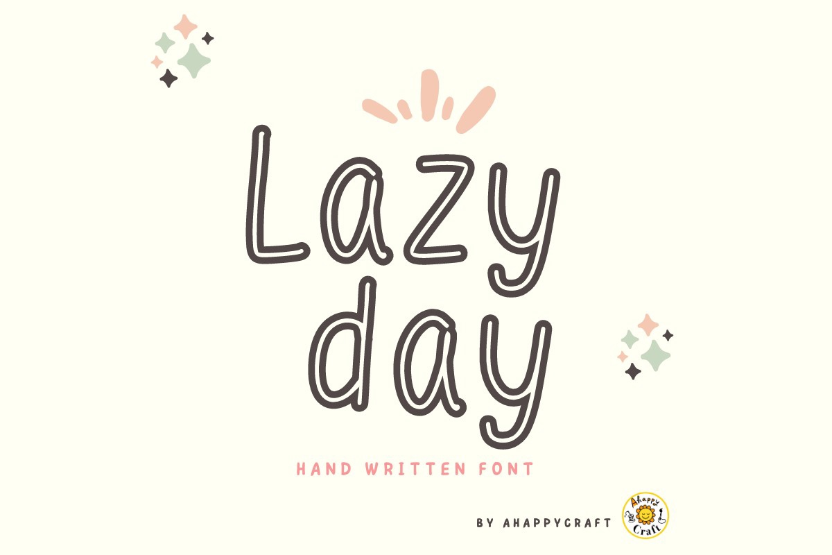 Font Lazy Day