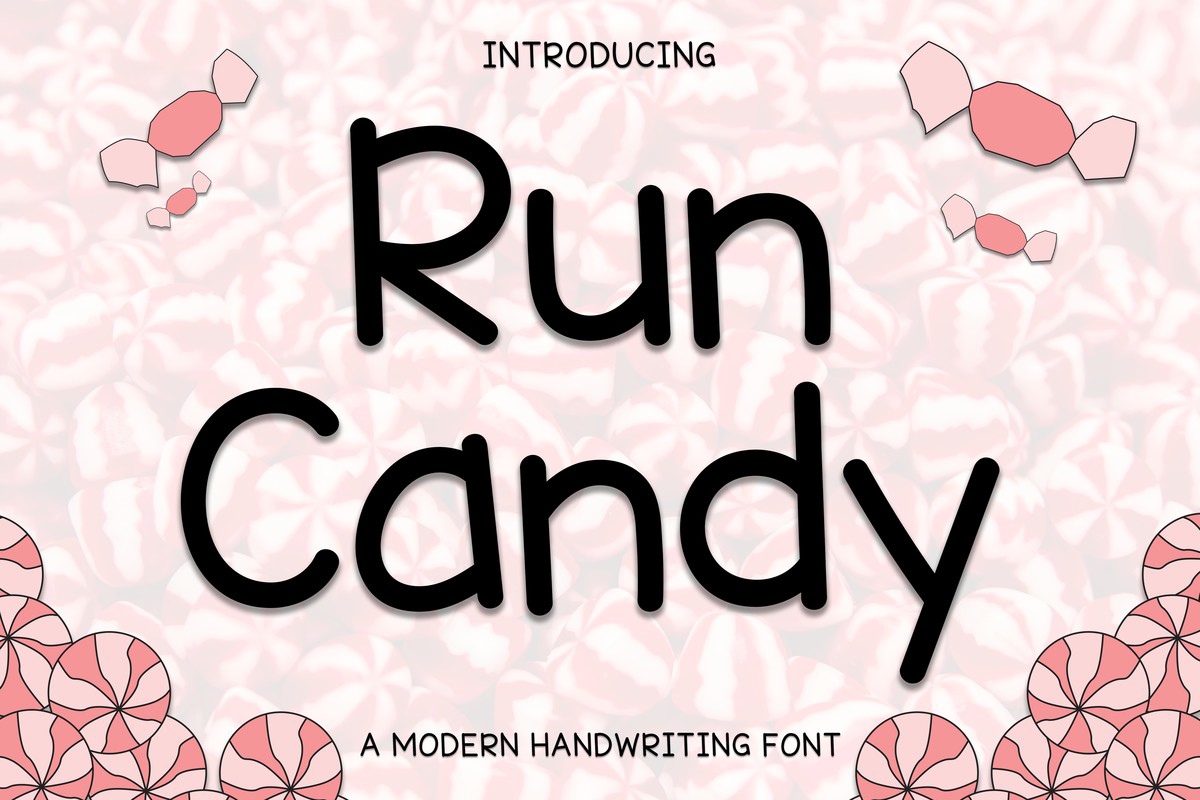 Font Run Candy