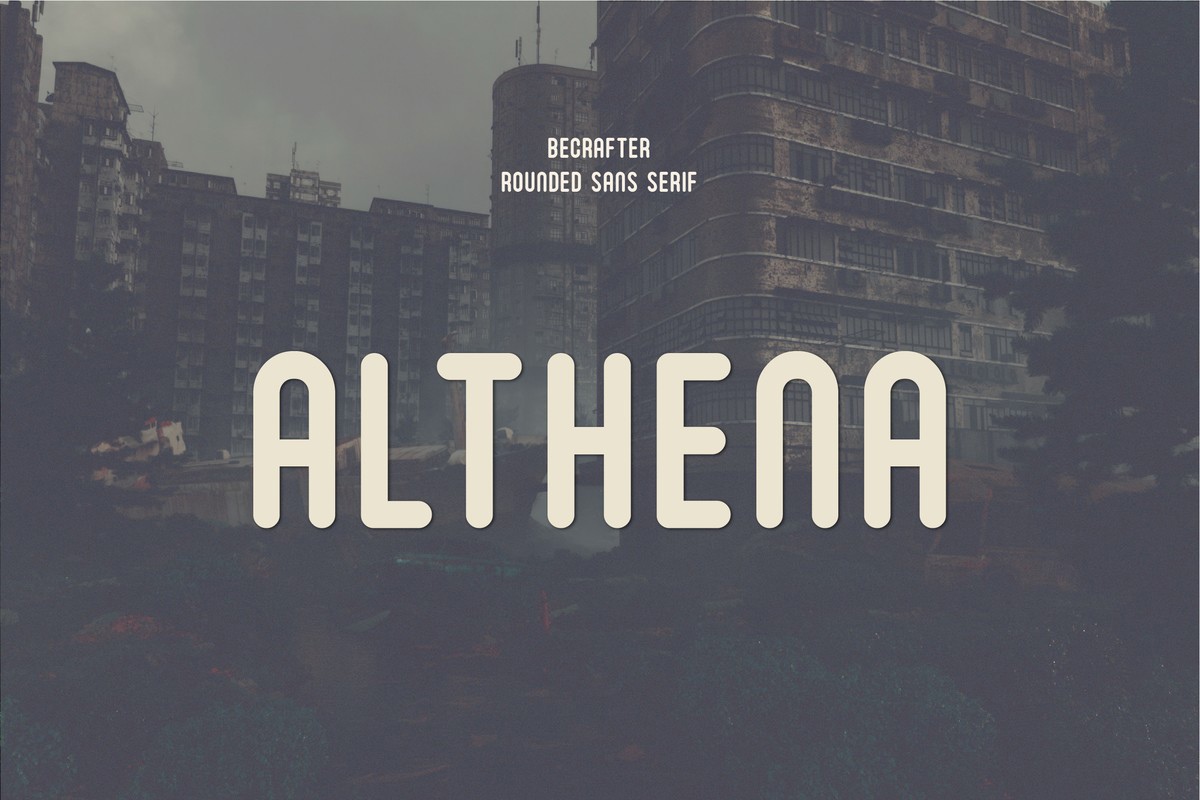 Font Althena Rounded