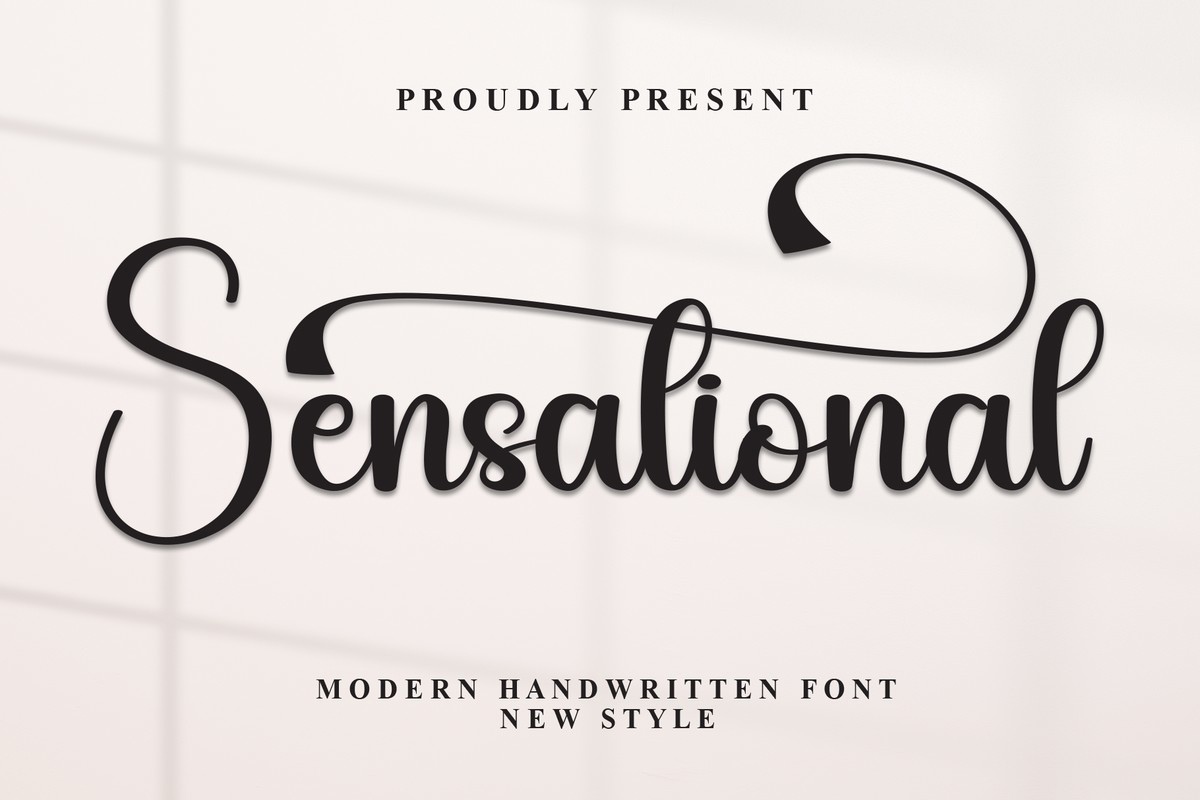 Font Sensational