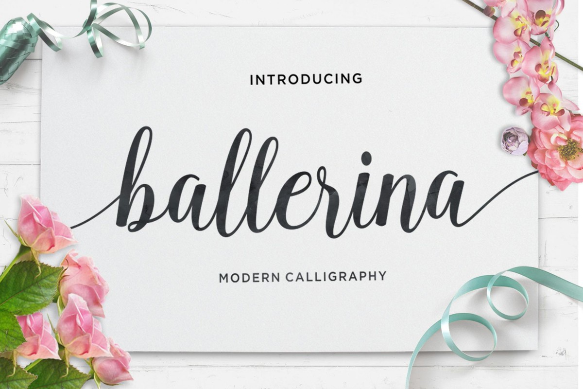 Font Ballerina Script