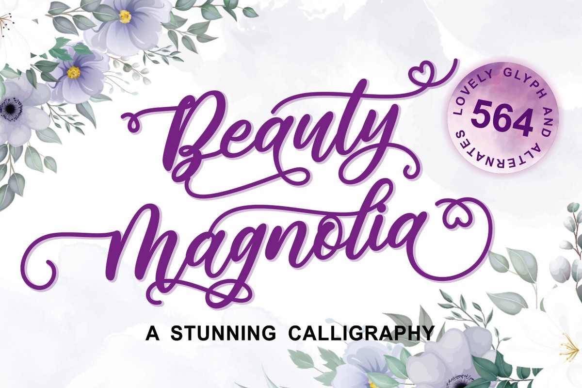 Font Beauty Magnolia