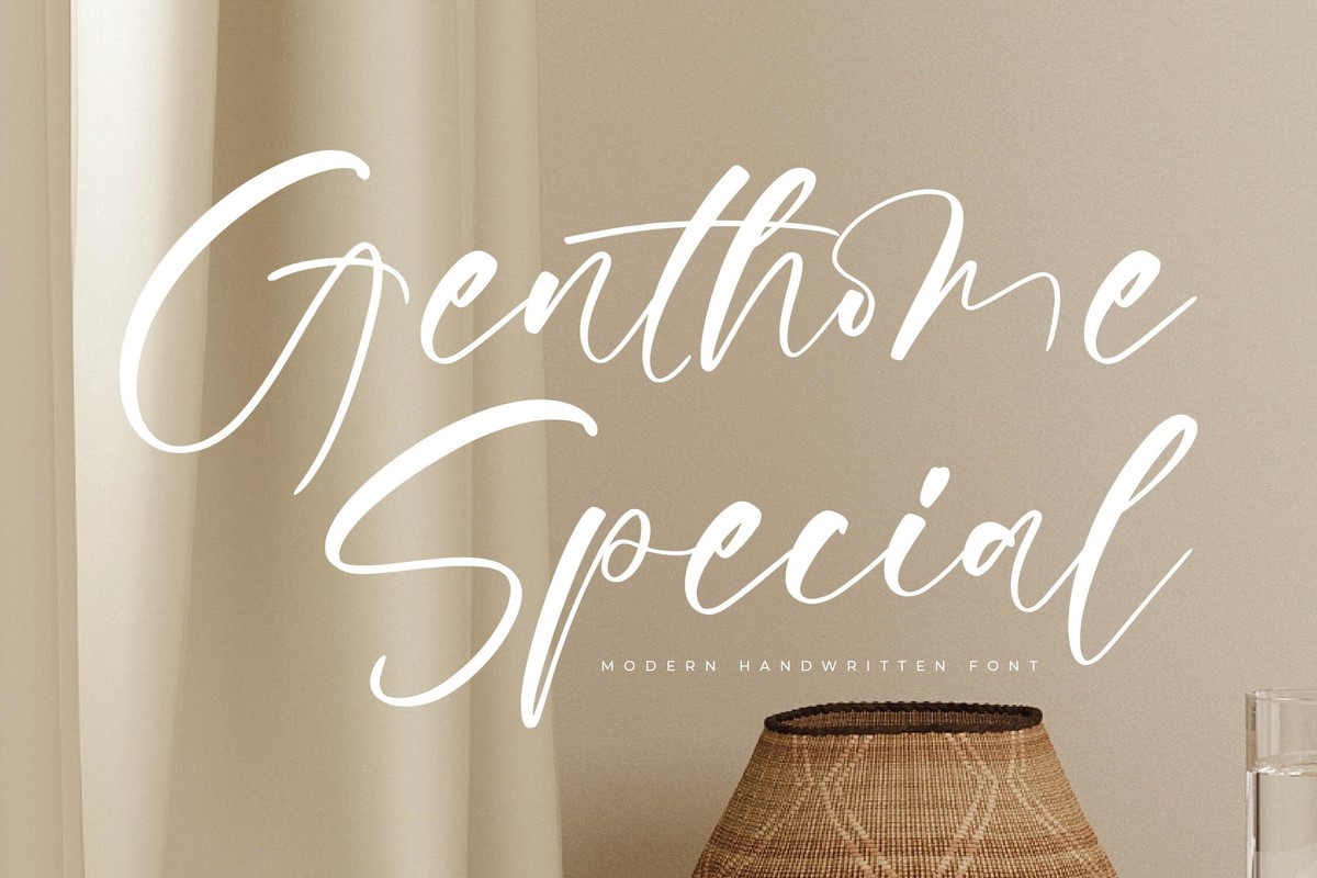 Font Genthome Special