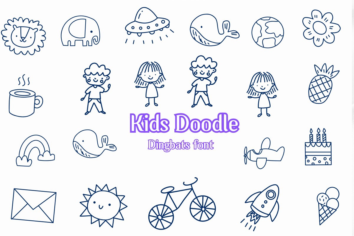 Font Kids Doodle