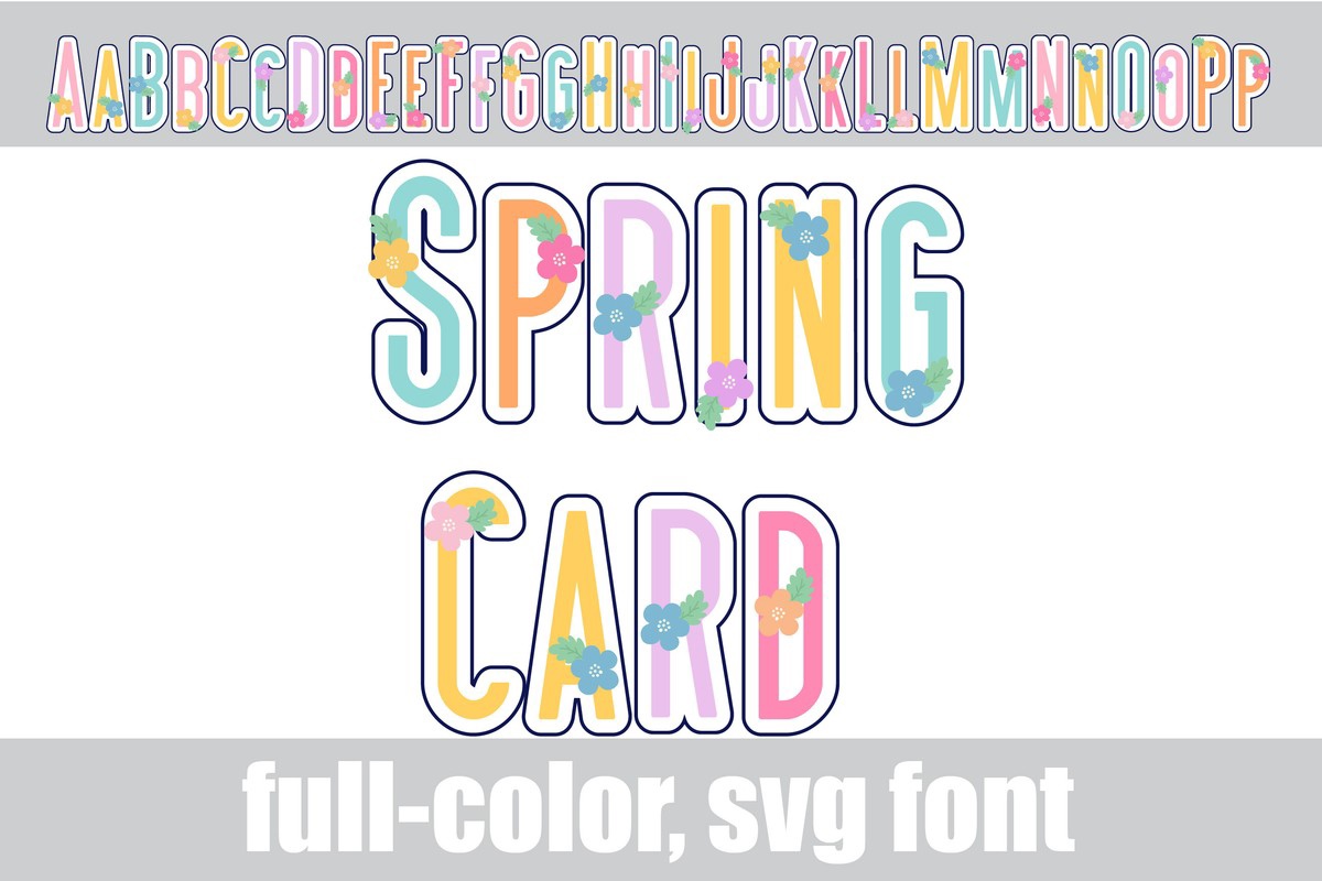 Font Spring Card CF